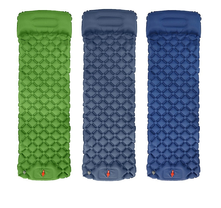 Inflatable Outdoor Sleeping Pad Ultralight Sleeping Mats For Camping Tent Car Travel Mattress Folding Bed Bring Your Own Pillow - DreamWeaversStore