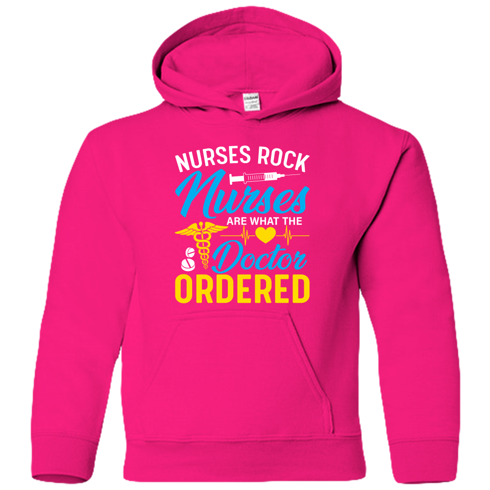 Nurses Rock Youth Hoodie - DreamWeaversStore