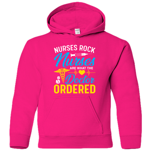 Nurses Rock Youth Hoodie - DreamWeaversStore