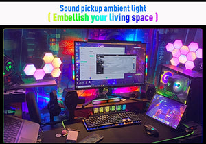 RGB Music Sound control LED light app control Pickup Voice Activated Rhythm Lights color Ambient LED Light bar Ambient Light - DreamWeaversStore