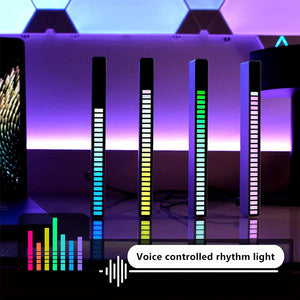 RGB Music Sound control LED light app control Pickup Voice Activated Rhythm Lights color Ambient LED Light bar Ambient Light - DreamWeaversStore