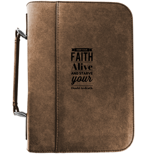 Keep Your Faith Alive Christian Book / Bible Cover - DreamWeaversStore