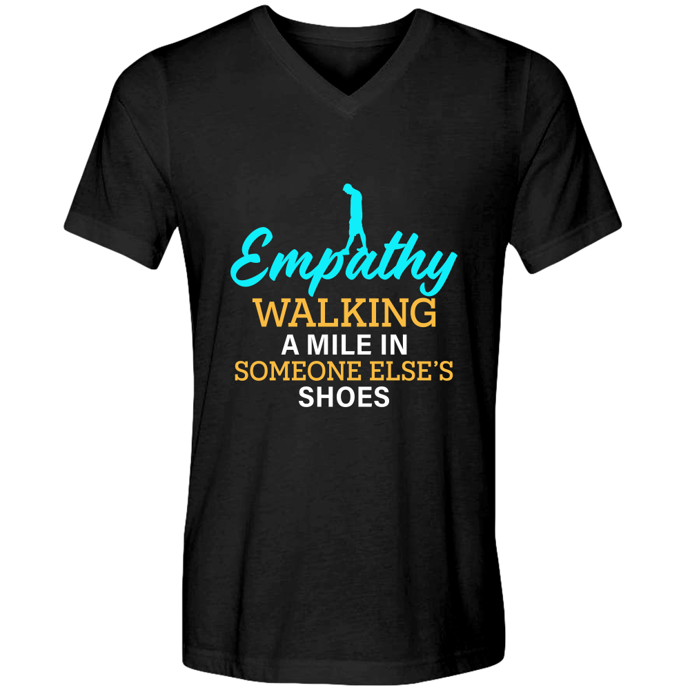 Empathy Adult Unisex V-neck Tee - DreamWeaversStore