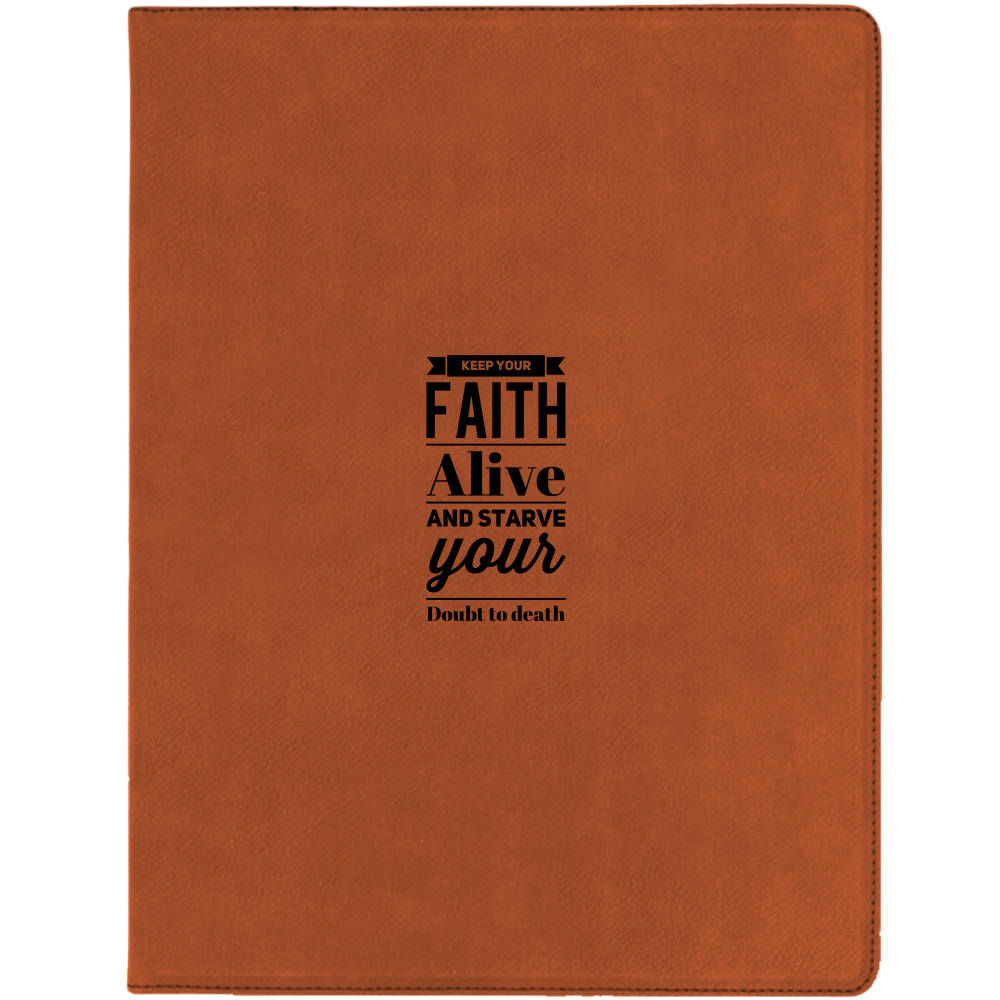 Keep Your Faith Alive Christian Portfolios  Specialty Item - DreamWeaversStore