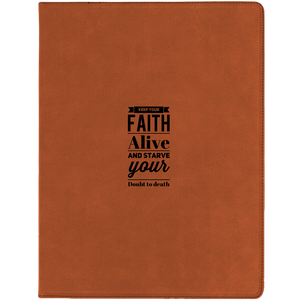 Keep Your Faith Alive Christian Portfolios  Specialty Item - DreamWeaversStore