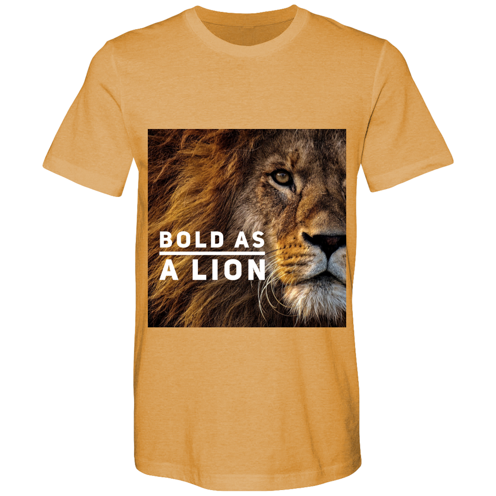 Bold as a Lion Bella Canvas Airlume combed and Ringspun cotton T-shirts - DreamWeaversStore