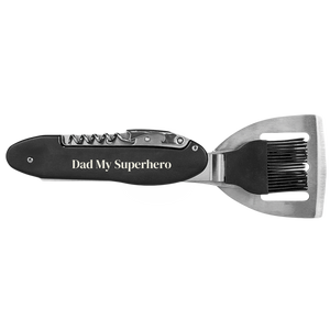 BBQ Tool Black Metal 5-in-1 - DreamWeaversStore