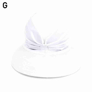 New Hat Women Summer Sun Visor Hat Women Girls Anti-UV Elastic Hollow Top Hat Outdoor Sun Hat Summer Hat Visor Caps For Ladies - DreamWeaversStore