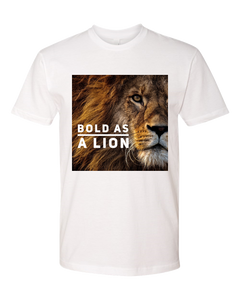 Bold as a Lion Next Level T-shirt - 100% combed ringspun cotton - Style 3600 - DreamWeaversStore