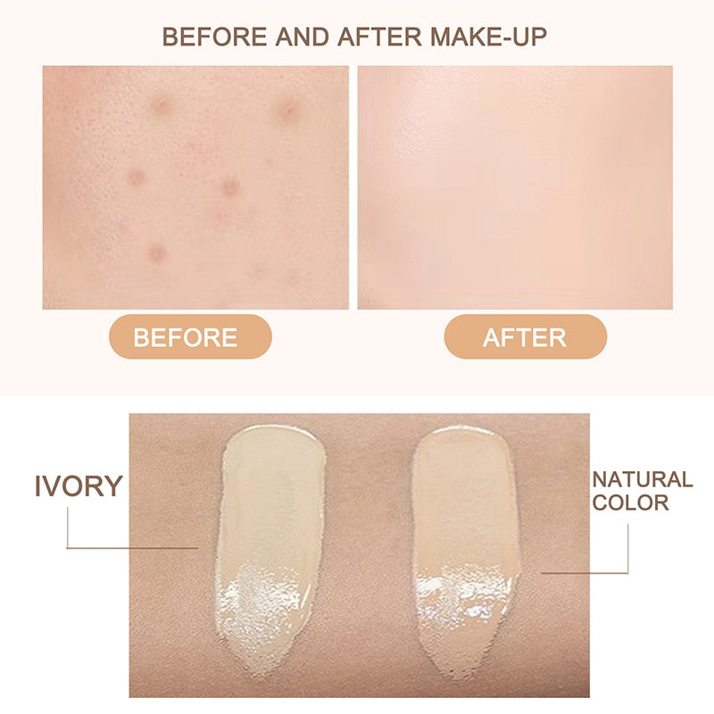 BB Cream Foundation Concealer Air Cushion Mushroom Head CC Whitening Makeup Cosmetics Waterproof Brighten Face Base Tone - DreamWeaversStore