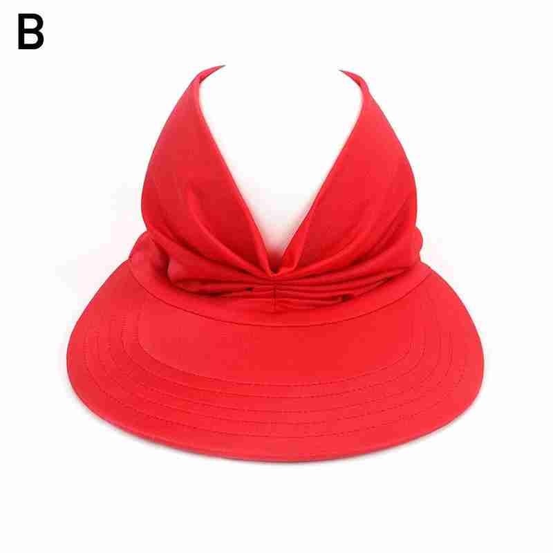 New Hat Women Summer Sun Visor Hat Women Girls Anti-UV Elastic Hollow Top Hat Outdoor Sun Hat Summer Hat Visor Caps For Ladies - DreamWeaversStore