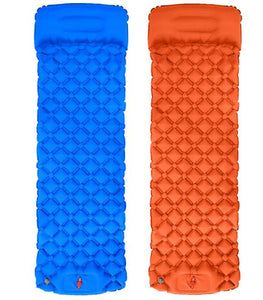 Inflatable Outdoor Sleeping Pad Ultralight Sleeping Mats For Camping Tent Car Travel Mattress Folding Bed Bring Your Own Pillow - DreamWeaversStore