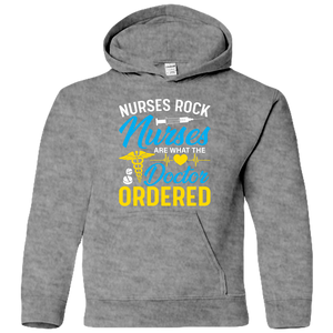 Nurses Rock Youth Hoodie - DreamWeaversStore