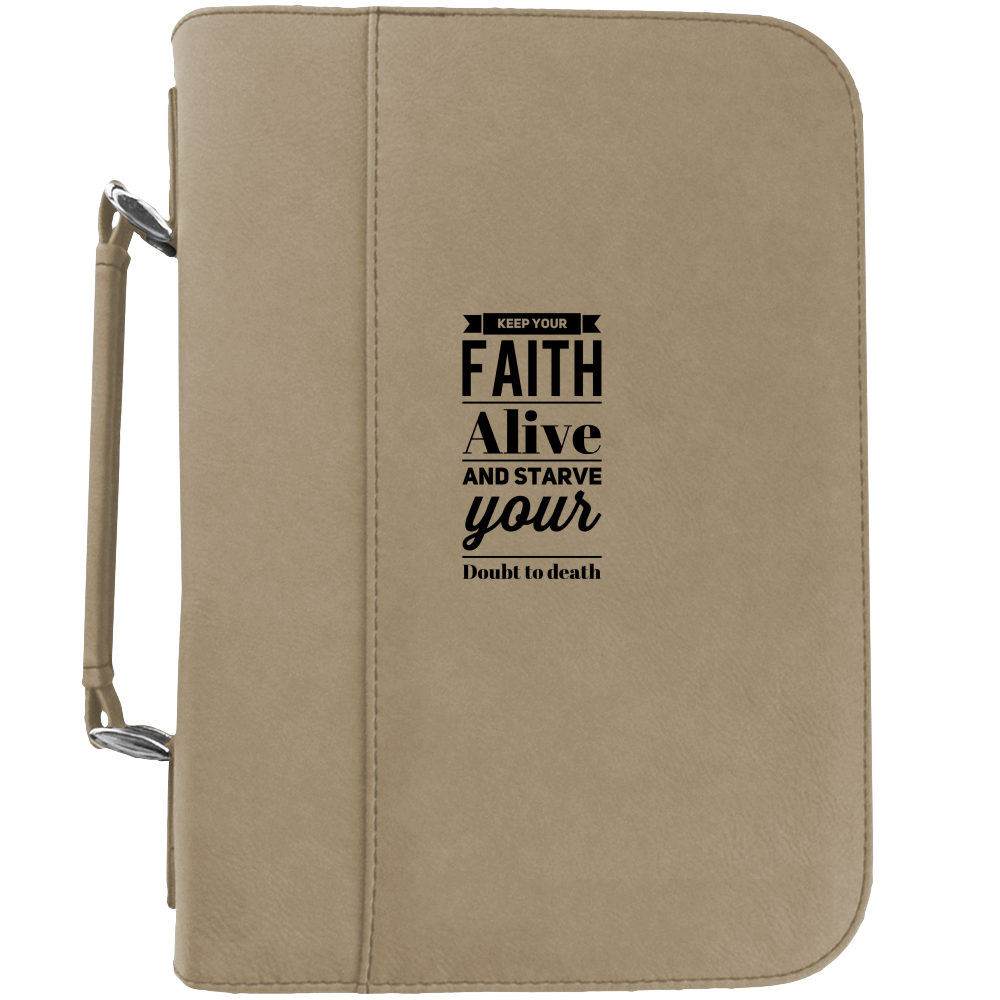 Keep Your Faith Alive Christian Book / Bible Cover - DreamWeaversStore