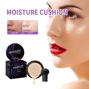 BB Cream Foundation Concealer Air Cushion Mushroom Head CC Whitening Makeup Cosmetics Waterproof Brighten Face Base Tone - DreamWeaversStore