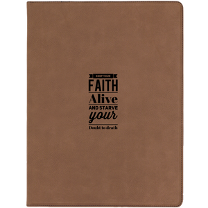 Keep Your Faith Alive Christian Portfolios  Specialty Item - DreamWeaversStore