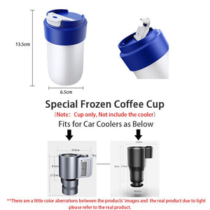 Smart 2 In 1 Car Heating Cooling Cup for Coffee Miik Drinks Electric Beverage Warmer Cooler Holder Travel Mini Car Refrigerator - DreamWeaversStore