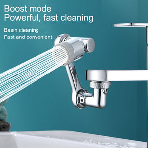 New Universal 1080° Rotation Extender Faucet Aerator Plastic Splash Filter Kitchen Washbasin Faucets Bubbler Nozzle Robotic Arm - DreamWeaversStore