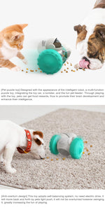 Dog Toys Slow Feeder Cat Balance Car Puppy Tumbler Bowl MultiFunctional Puzzle Toy Exercise Game Feeding Device Dog Accessories - DreamWeaversStore