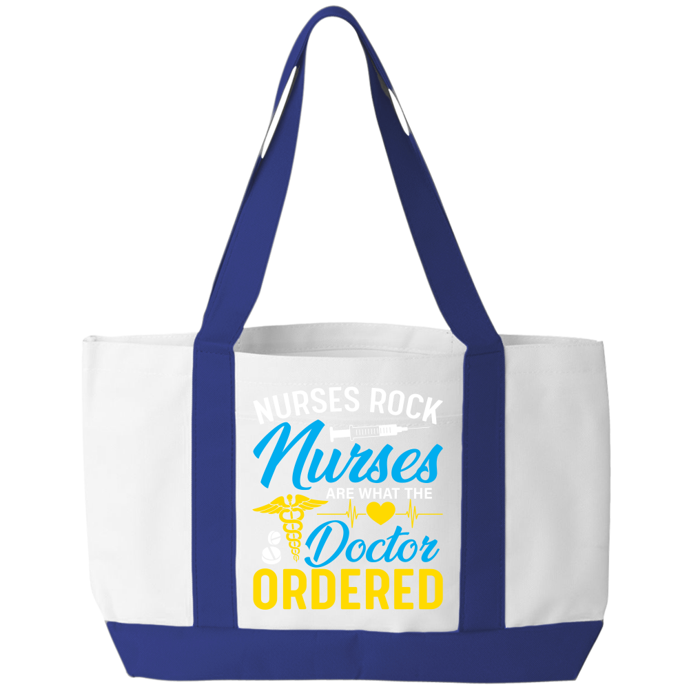 Nurses Rock Tote Bag - DreamWeaversStore