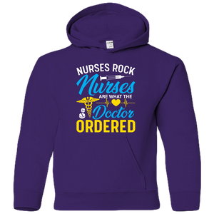 Nurses Rock Youth Hoodie - DreamWeaversStore