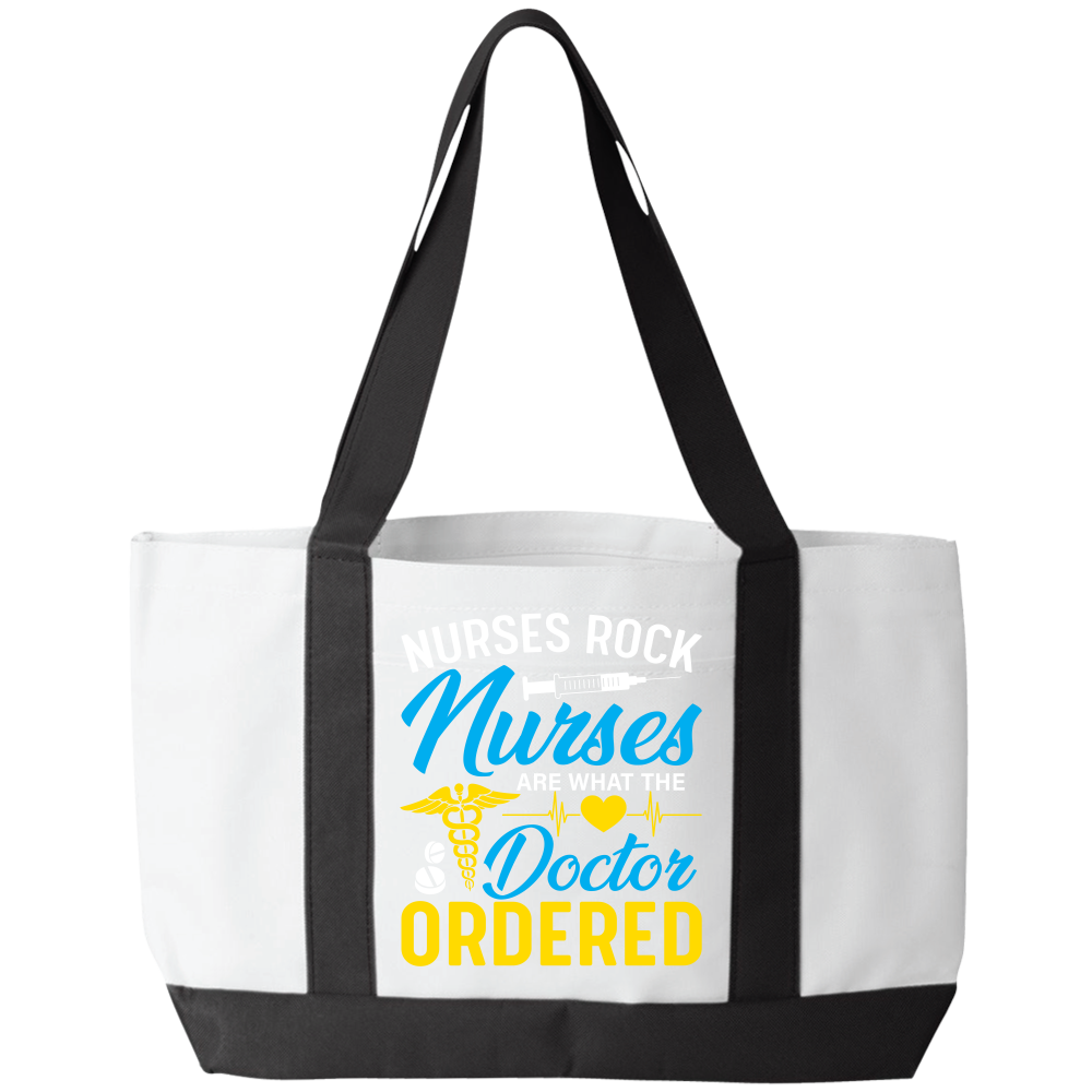 Nurses Rock Tote Bag - DreamWeaversStore