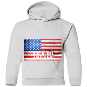 God Bless America! Youth Hoodie. Independence Day Edition. July 4th. - DreamWeaversStore