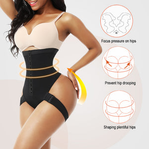 Female Exceptional Shapewear 2-in-1 High Waist Hip Lifting Pants For Women Casual Shaper Underwear Women&#39;s Cuff Tummy Trainer - DreamWeaversStore