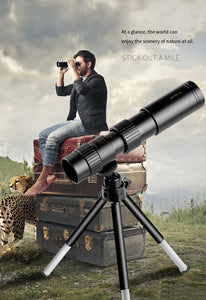 10-300x40mm Monocular Telescope Professional Bak4 Lens HD Metal Lll Night Vision Monocular Telescope For Hunting Tourism Camping - DreamWeaversStore