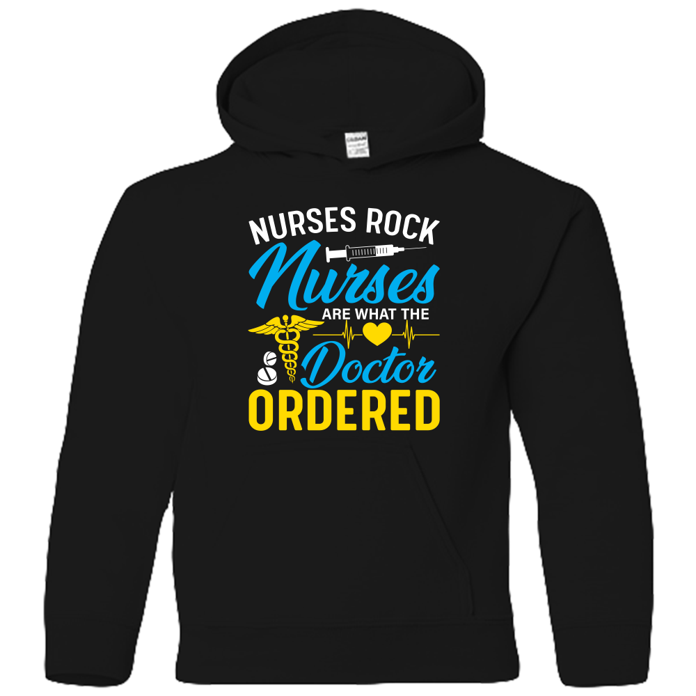 Nurses Rock Youth Hoodie - DreamWeaversStore