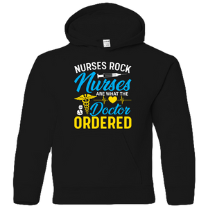 Nurses Rock Youth Hoodie - DreamWeaversStore