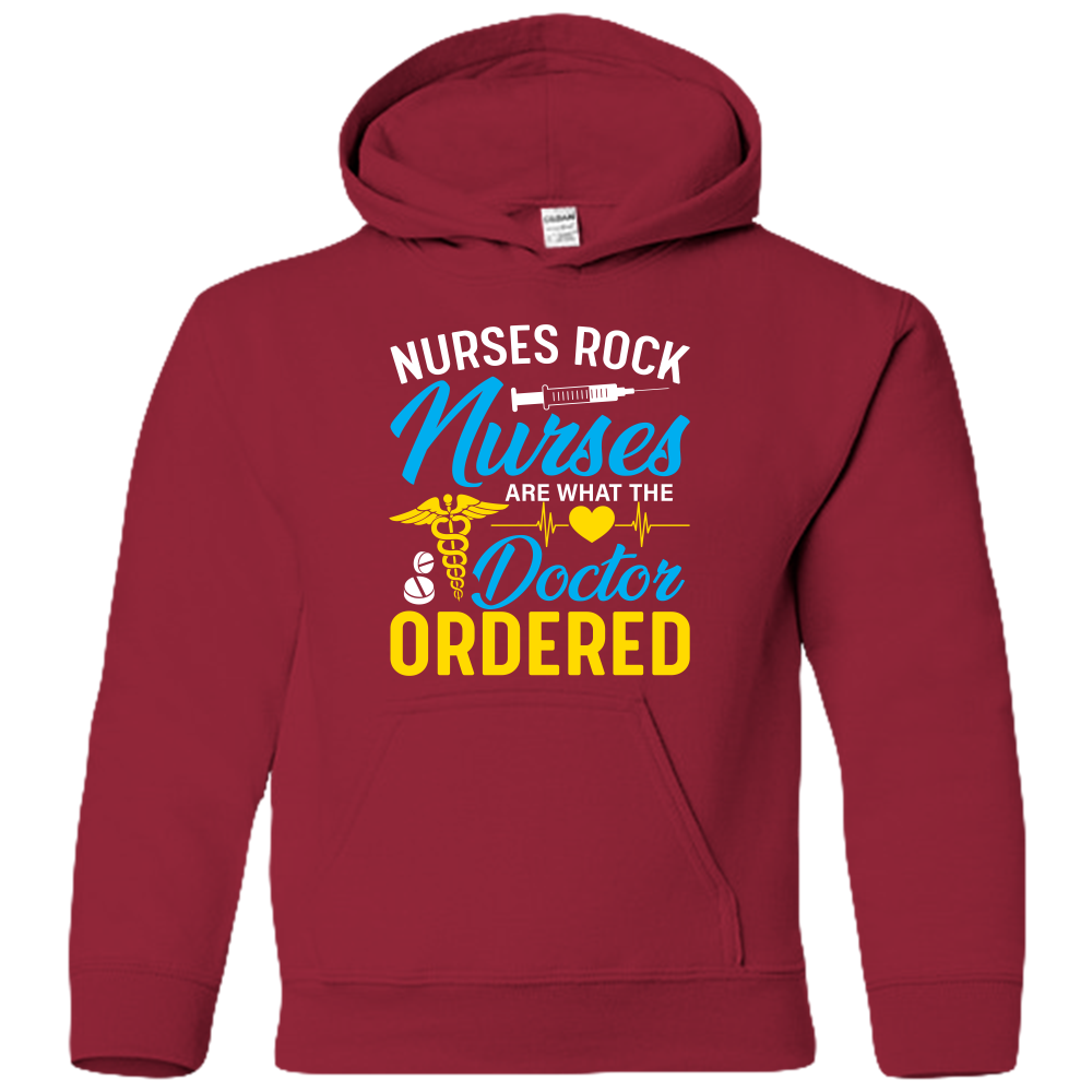 Nurses Rock Youth Hoodie - DreamWeaversStore