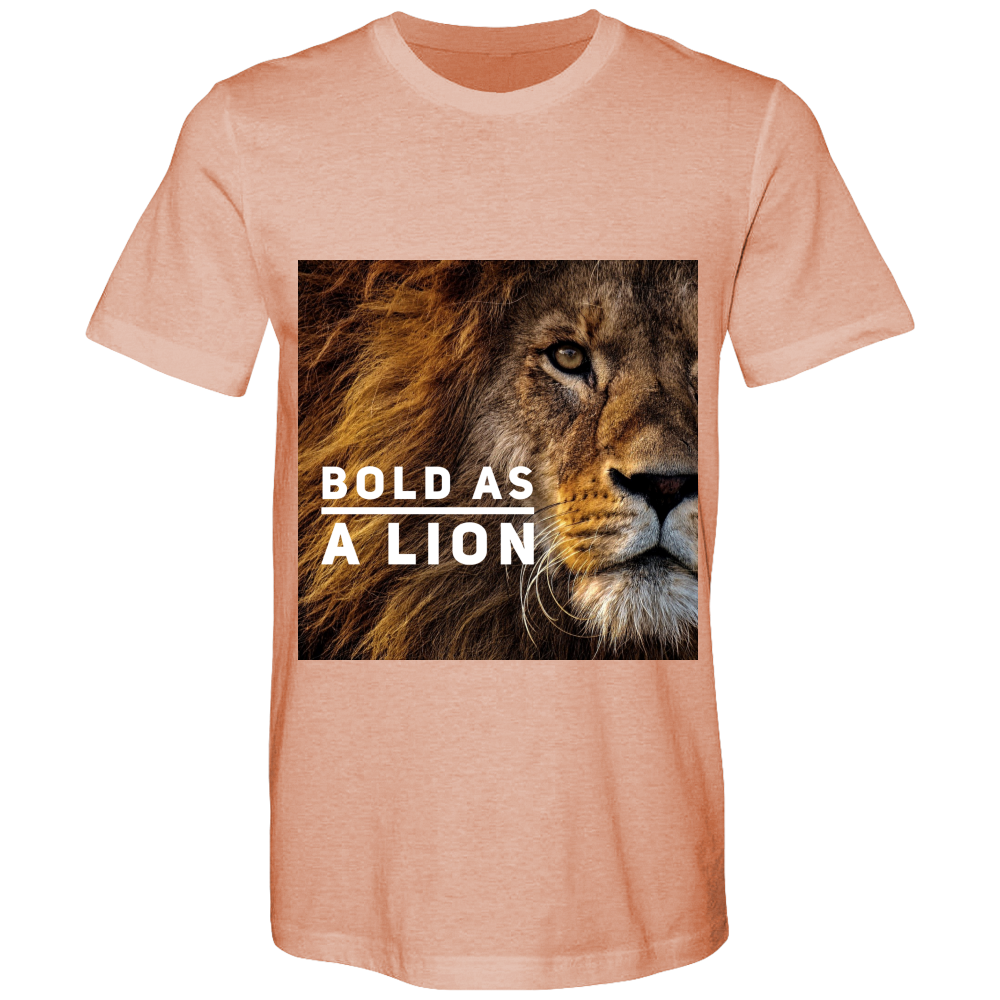 Bold as a Lion Bella Canvas Airlume combed and Ringspun cotton T-shirts - DreamWeaversStore