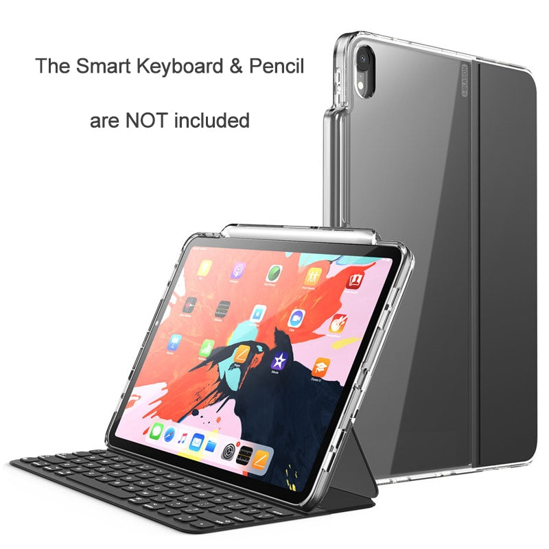 Smart Keyboard &amp; Pencil are NOT INCLUDED!I-BLASON For iPad Pro 11 Case 2018 With Pencil Holder Compatible with Official Keyboard - DreamWeaversStore