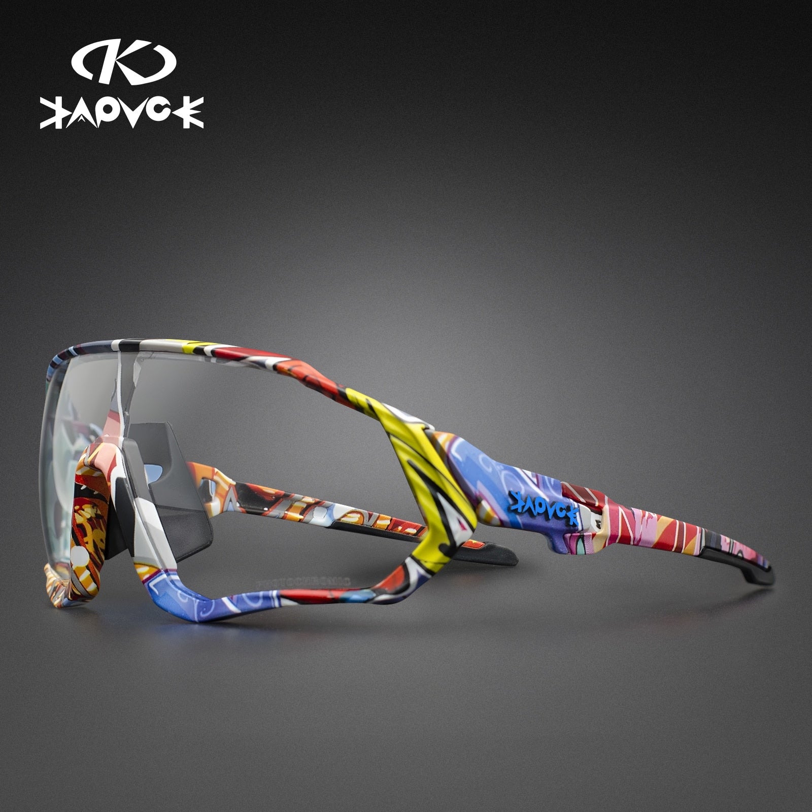 Kapvoe Photochromic Cycling Sunglasses Men Women Sport Road Mtb Mountain Bike Bicycle Glasses Cycling Glasses Eyewear Goggle - DreamWeaversStore