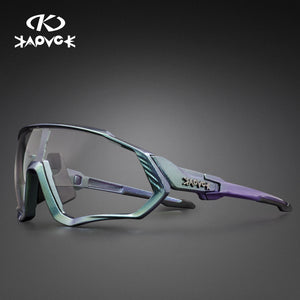 Kapvoe Photochromic Cycling Sunglasses Men Women Sport Road Mtb Mountain Bike Bicycle Glasses Cycling Glasses Eyewear Goggle - DreamWeaversStore