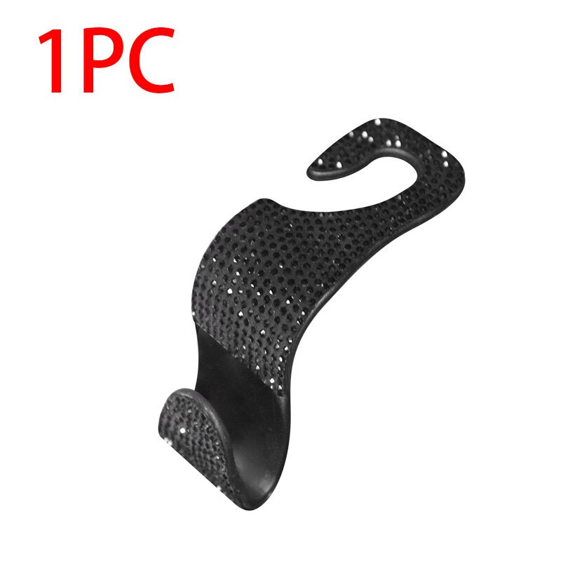 Creative Car Seat Back Hook Diamond Rhinestones Hanger Auto Headrest Objects Support Universal Mount Clips Bling Car Accessories - DreamWeaversStore