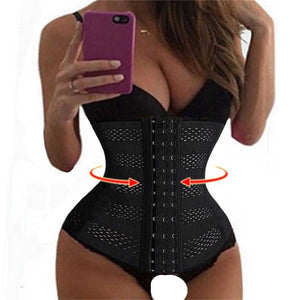 Waist Trainer Corsets And Bustiers Latex Cincher Girdles Shapewear Slimming Belt Body Shaper Fitness Corset Sheath Plus Size XXL - DreamWeaversStore