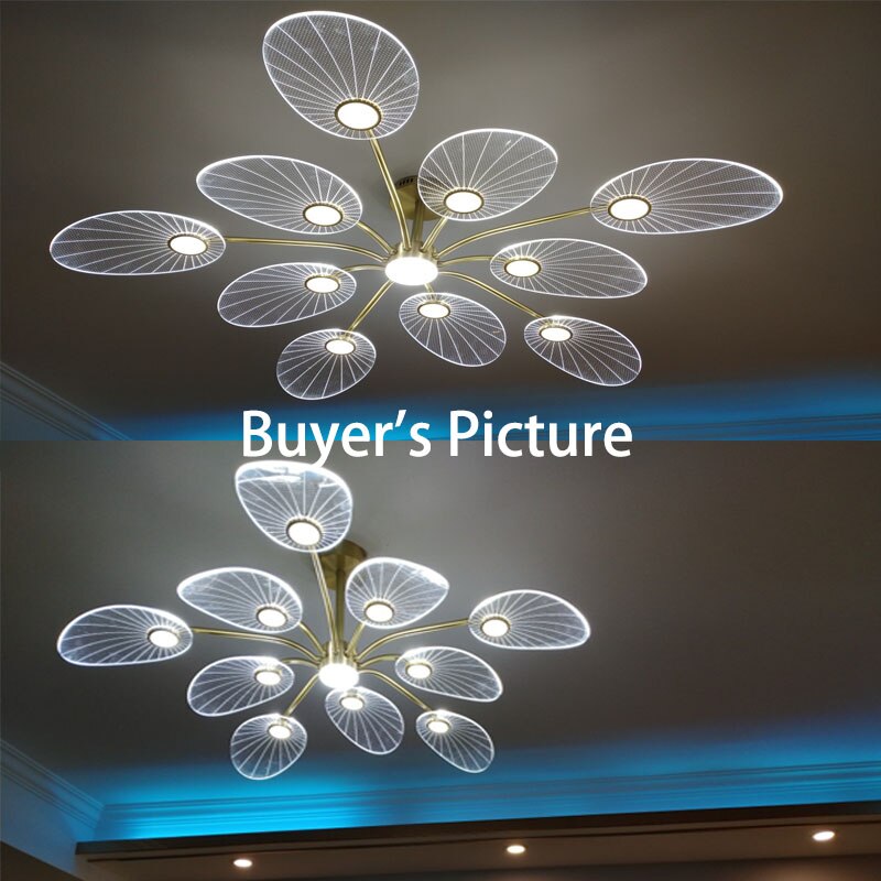 Modern Luxury Chandelier LED three colors dimming Living Room Dining Room Hotel Bedroom Home Indoor Lighting - DreamWeaversStore