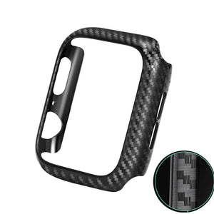 Duoteng Carbon Fiber PC Case For apple watch 5 4 3 2 1 40/44/42/38mm Plastic Cover for iwatch series 5/4/3/2/1 Protective Bumper - DreamWeaversStore