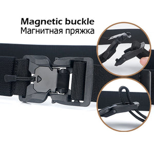 MEDYLA Official Genuine Tactical Belt Quick Release Magnetic Buckle Military Belt Soft Real Nylon Sports Accessories MN057 - DreamWeaversStore