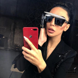 Vintage Square Sunglasses Women Luxury Brand Steampunk Diamond Sunglasses Men 2020 Retro Punk Glasses Flat Top Eyewear UV400 - DreamWeaversStore