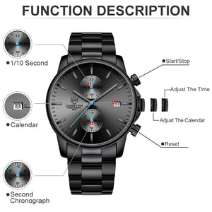 Watches for Men Warterproof Sports Mens Watch CHEETAH Top Brand Luxury Clock Male Business Quartz Wristwatch Relogio Masculino - DreamWeaversStore