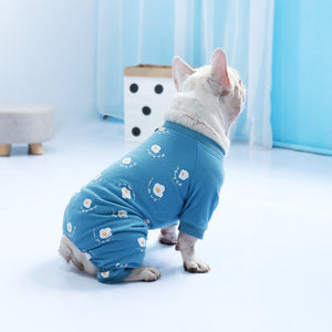 French Bulldog Clothes Winter Warm Dog Jumpsuit Pajamas Pet Clothing Thick Coat For Large Dog S-3XL 3 Color Hoodie Jacket Outfit - DreamWeaversStore