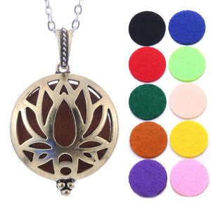 Aromatherapy Jewelry Locket Necklace Tree of Life Necklace Essential Oil Diffuser Perfume Aroma Diffuser Necklace Christmas Gift - DreamWeaversStore