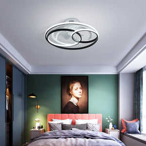 Nordic bedroom decor led lights for room ceiling fan light lamp restaurant dining room ceiling fans with lights remote control - DreamWeaversStore