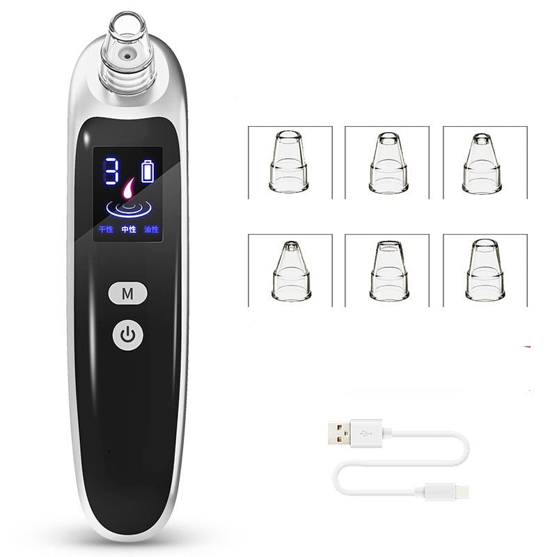 Remover Vacuum Cleaner Black Dot Deep Pore Vacuum Suction Pore Cleaner Pimple Acne Removal Tool Suction Face Nose Blackhead - DreamWeaversStore