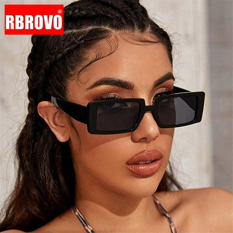 RBROVO 2021 Square Retro Sunglasses Women Vintage Sun Glasses For Women/Men Luxury Brand Eyeglasses Women Small Oculos De Sol - DreamWeaversStore