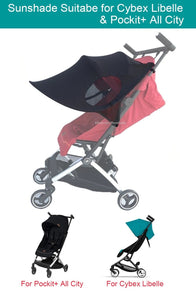 1:1 Tailor-made Baby Stroller Accessories Sun shade Sun Visor Extend Canopy Cover for Cybex Libelle and gb POCKIT+ All City - DreamWeaversStore