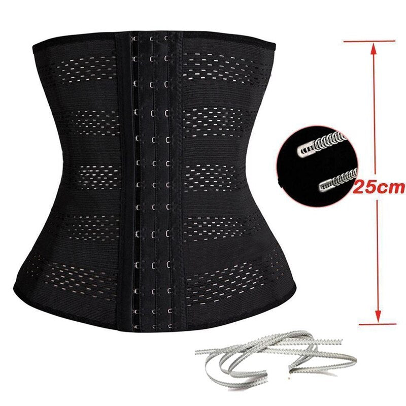 Waist Trainer Corsets And Bustiers Latex Cincher Girdles Shapewear Slimming Belt Body Shaper Fitness Corset Sheath Plus Size XXL - DreamWeaversStore